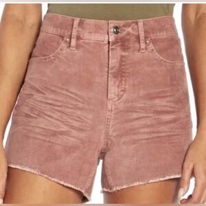 GAP Corduroy Cut Off Jean Shorts in Nostalgia Rose NWT- Size 4
